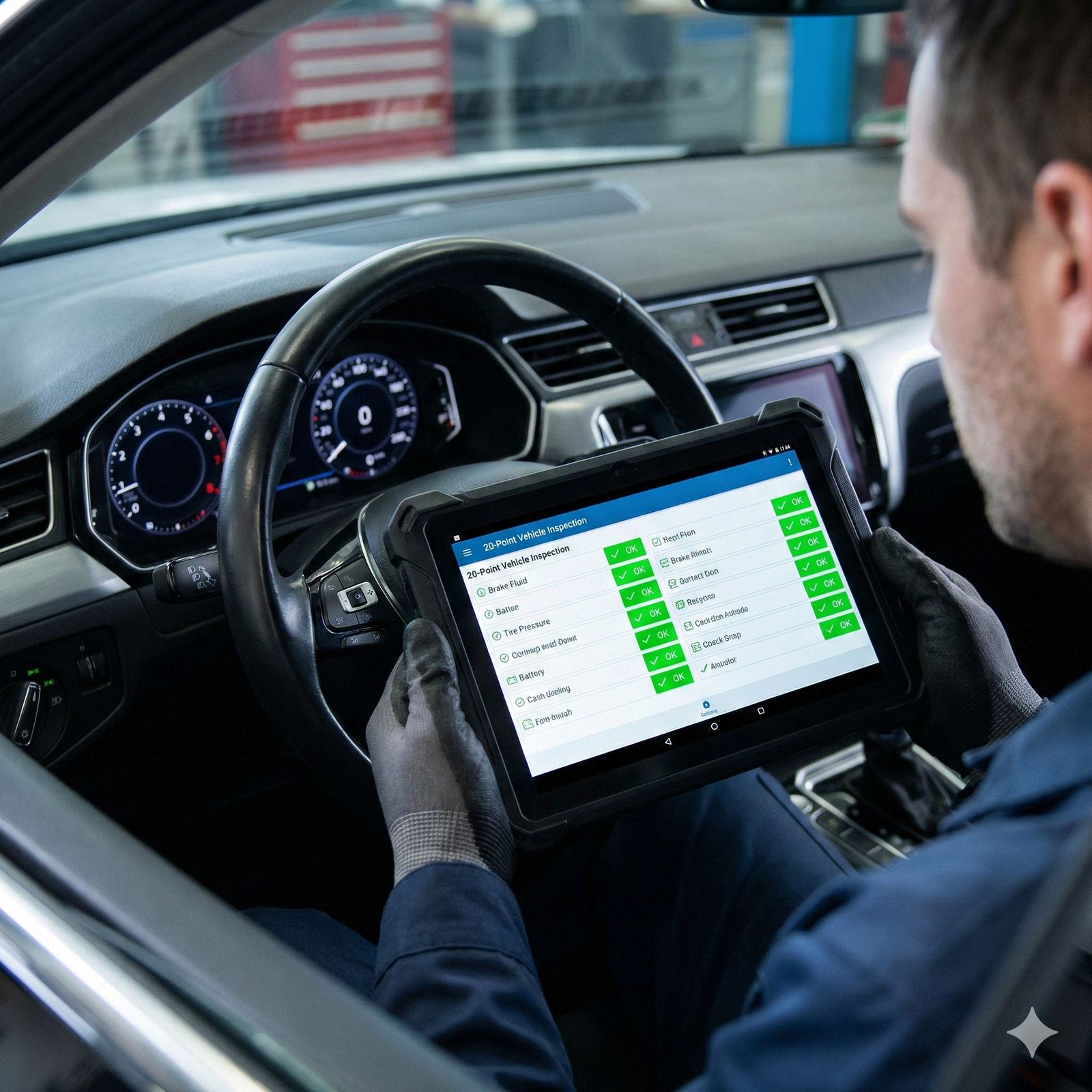 Checklist digital de 20 itens concluído na revisão expressa da CNC.